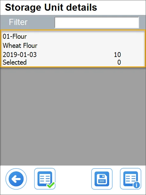 Storage Unir details