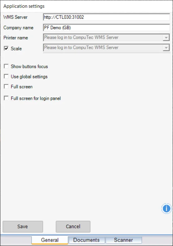 General Settings