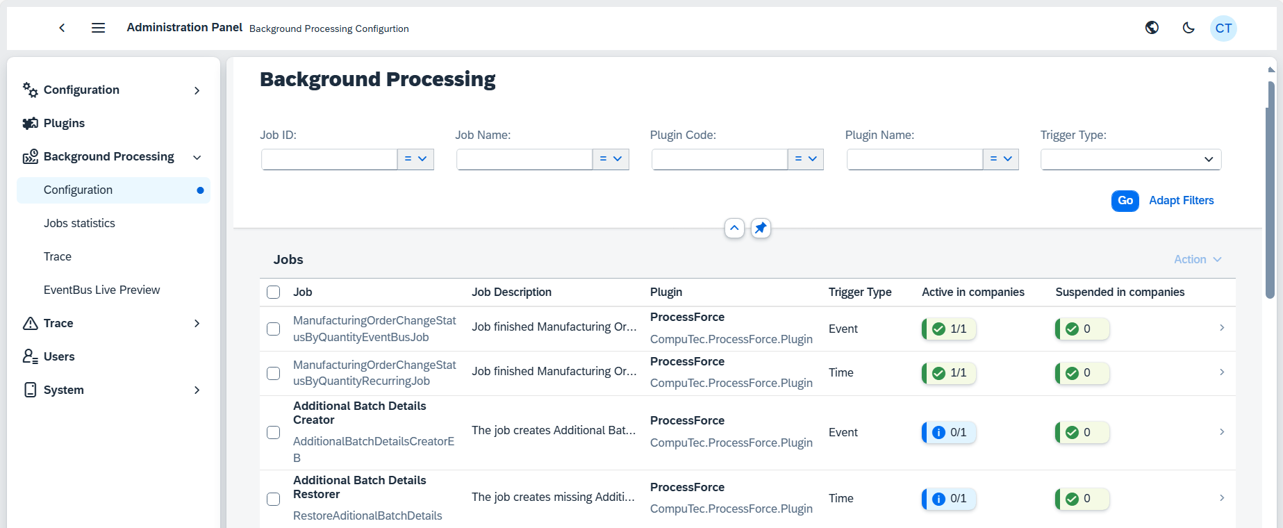 Background Processing