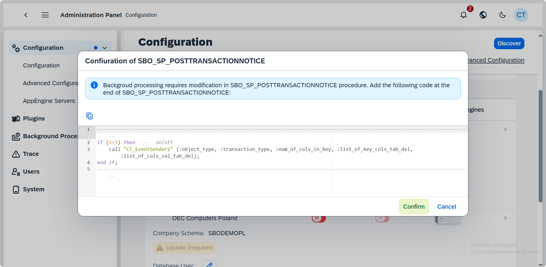 Background Processing