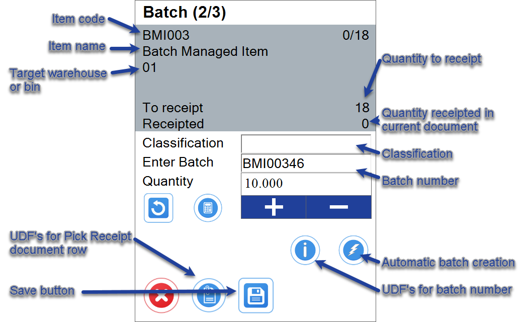 Batch Description