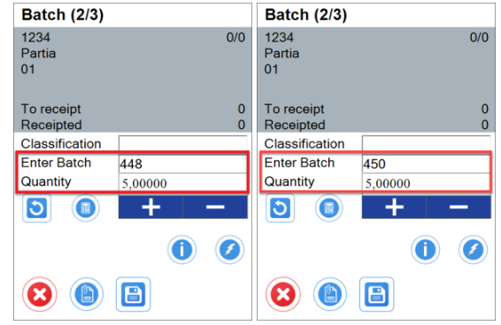 Batch Quantity