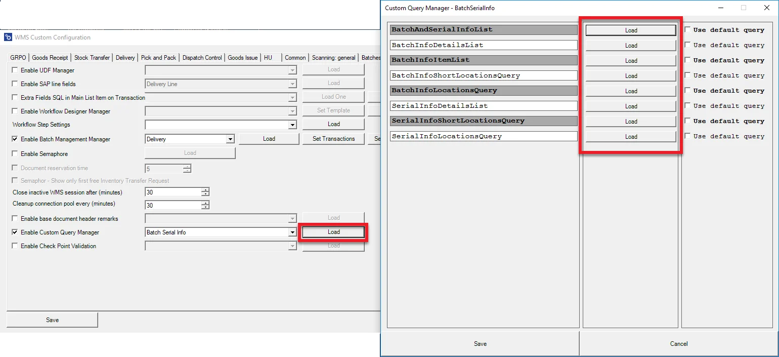 Custom Configuration Query