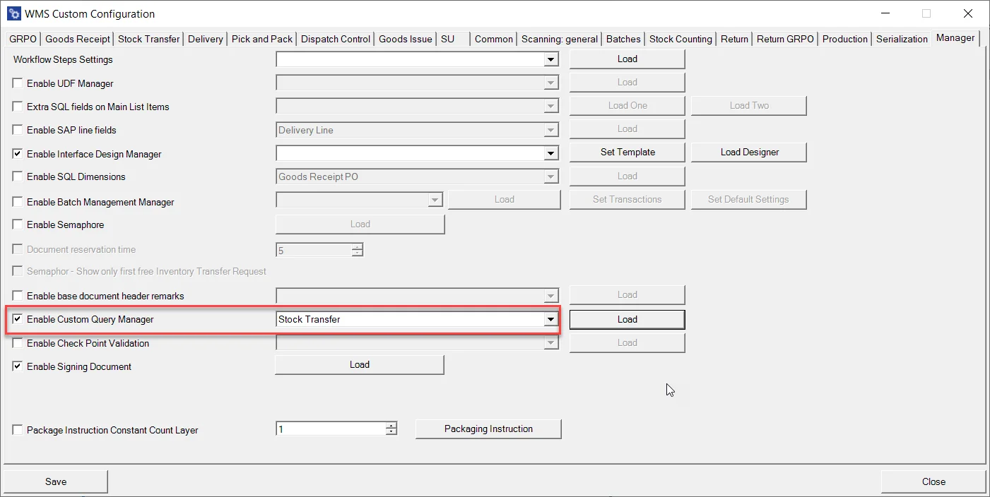 Custom Configuration