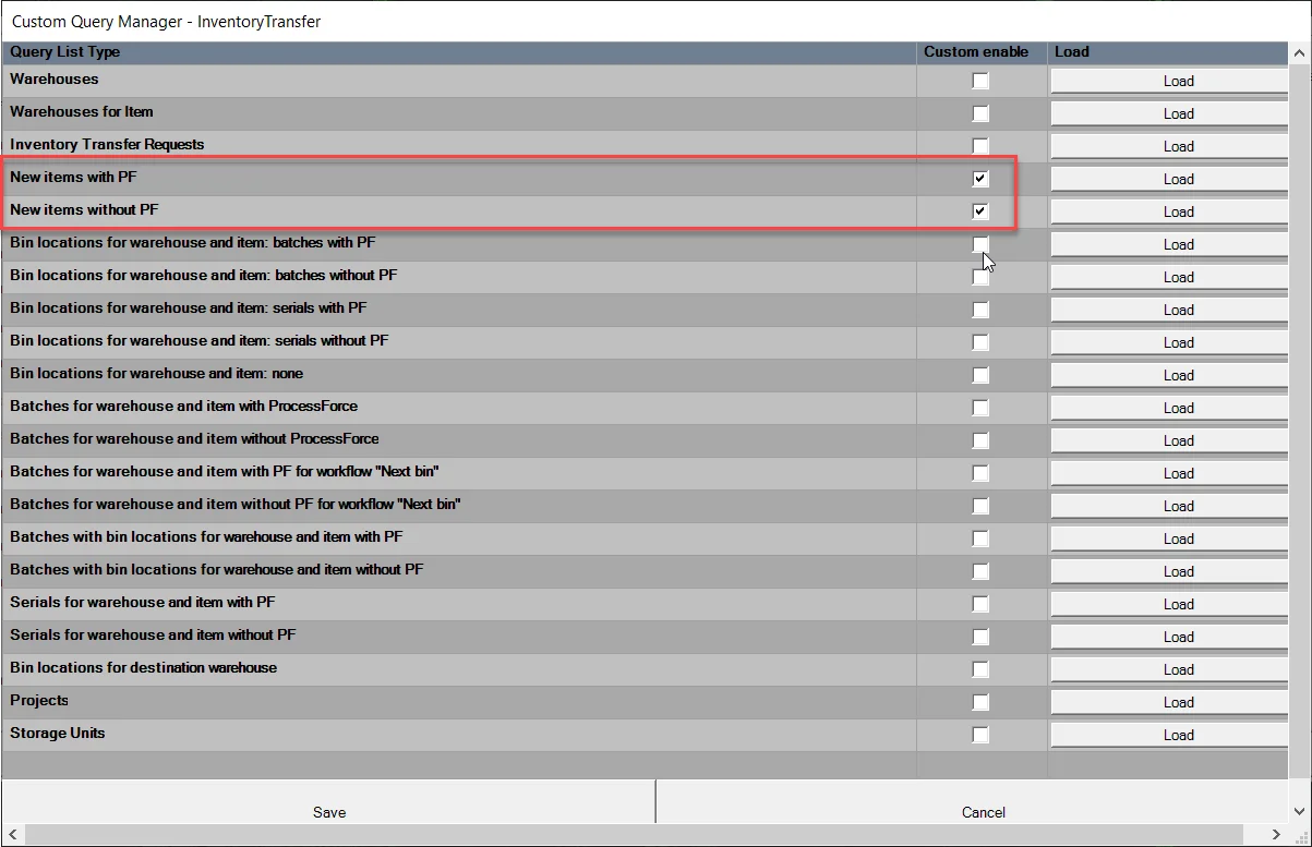 Custom Configuration