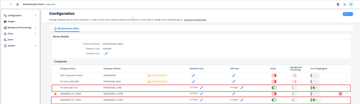 Data Config