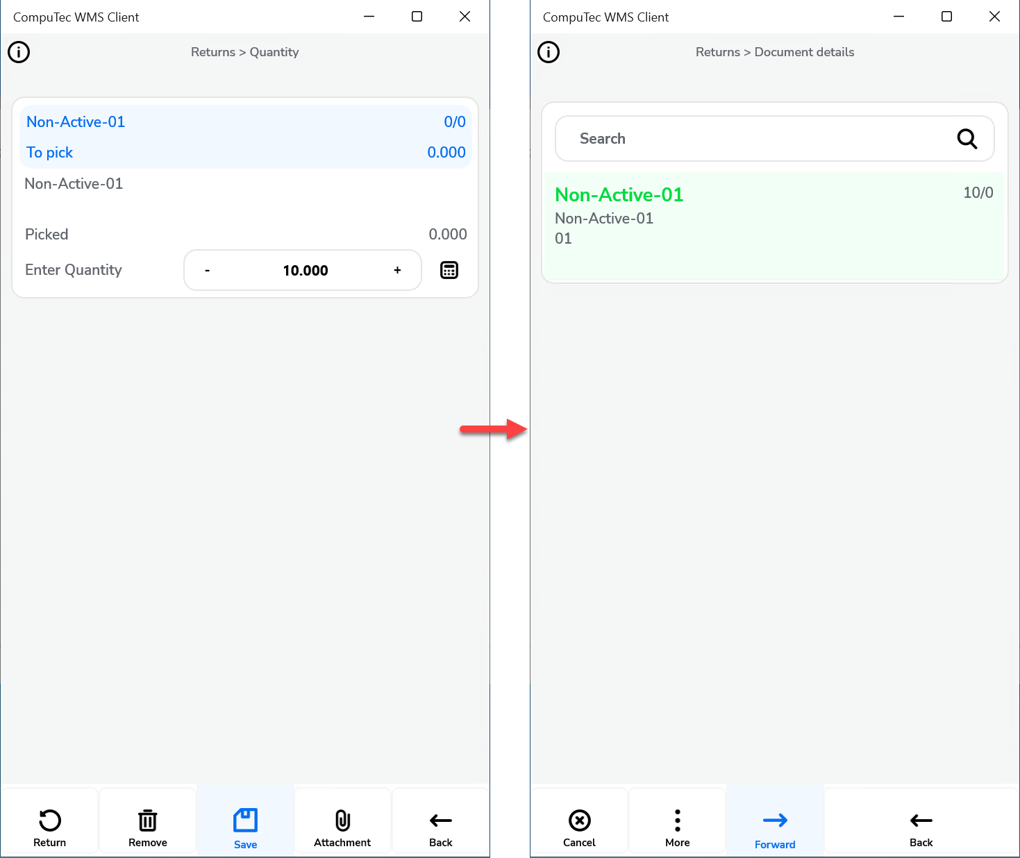 Document Details Workflow