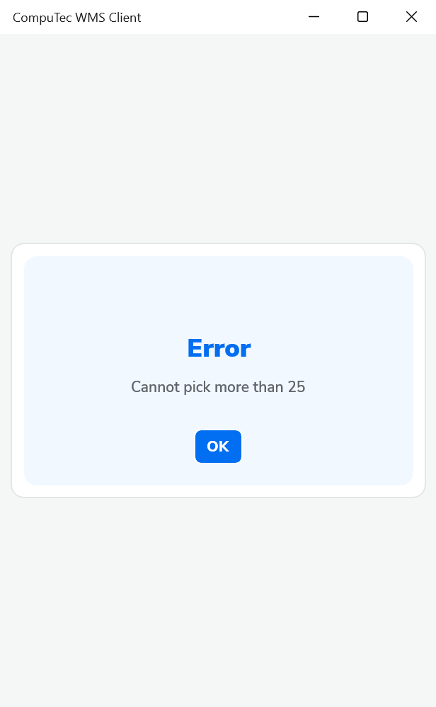 Error Message