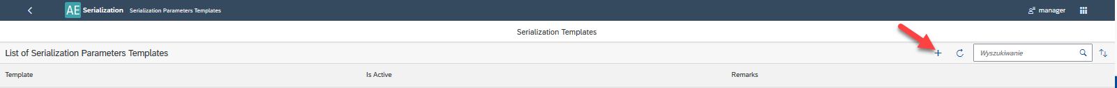 Clustering - Serialization Parameters Templates