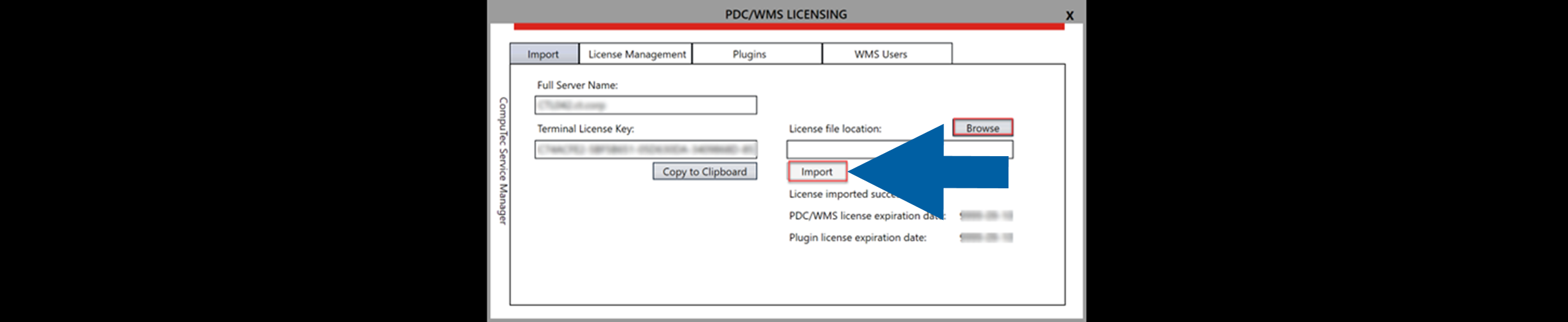Import license