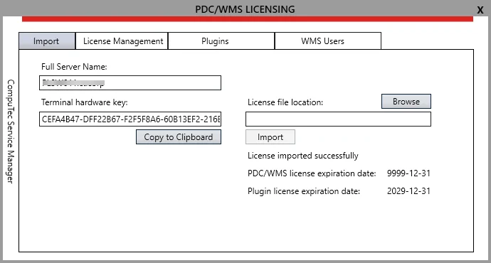 CompuTec License Server