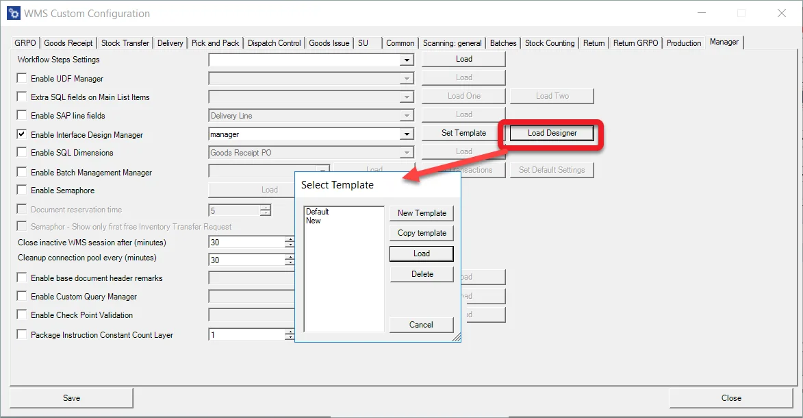 Load Design Manager