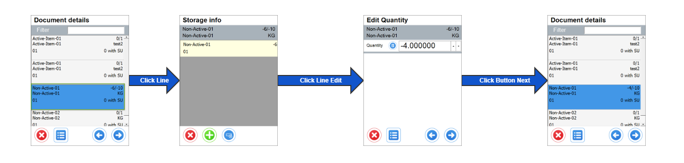 Enable Negative Quantities