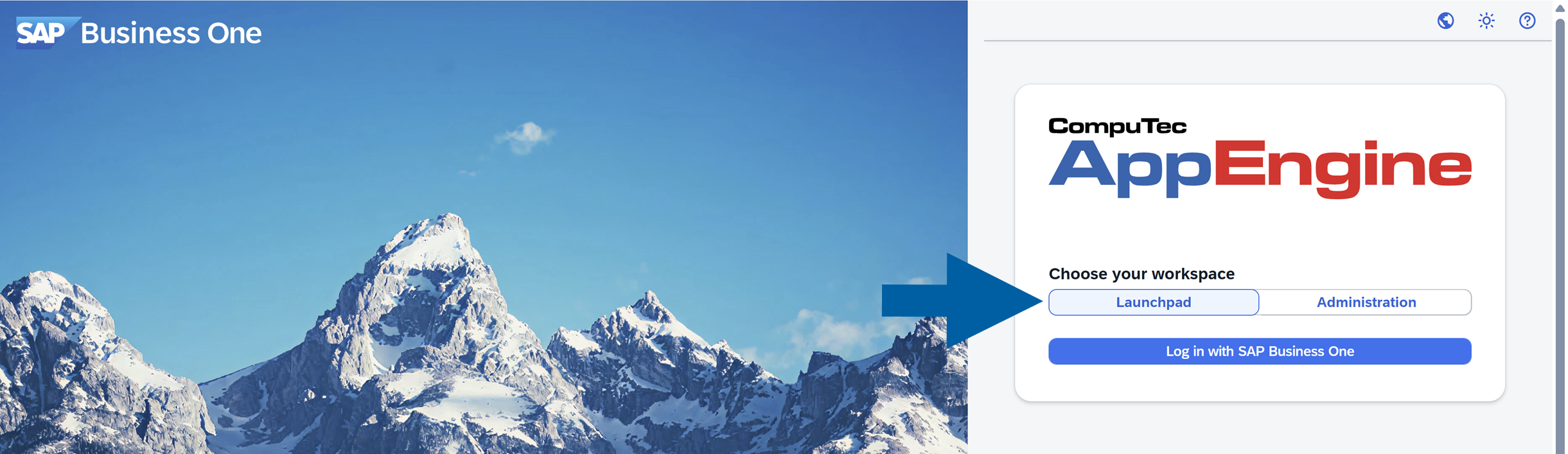 Screen showing appengine launchpad