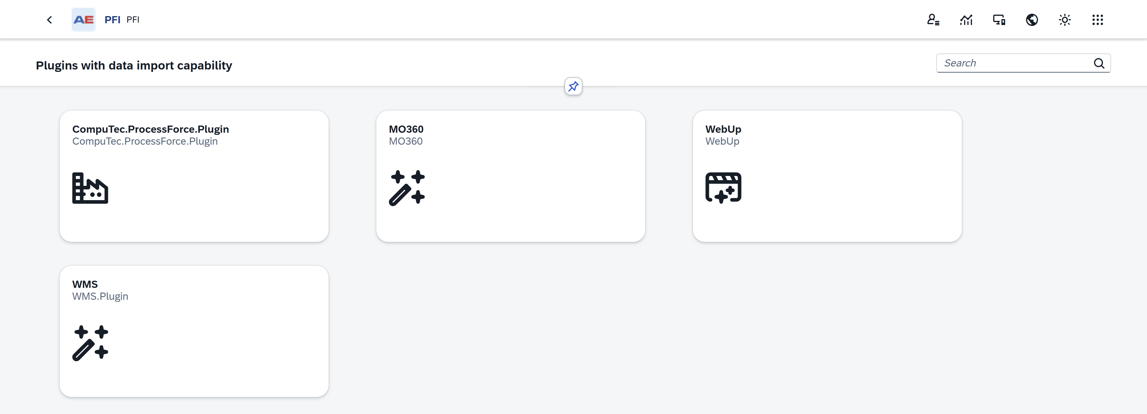 screen showing logging in