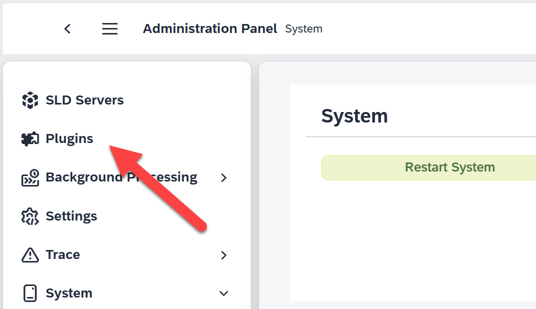 Plugins Menu