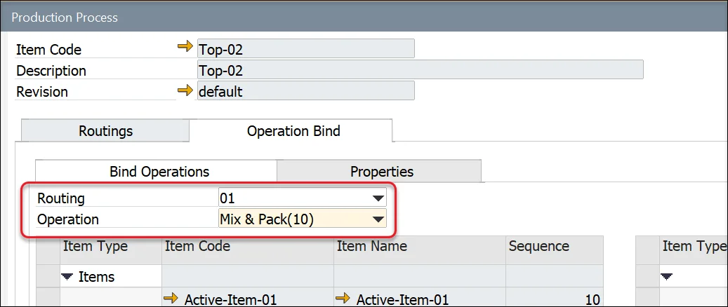 Production Routing