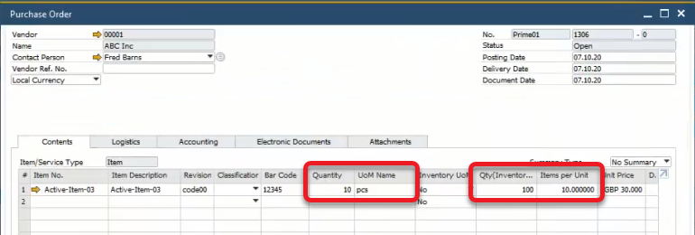 Purchase Order