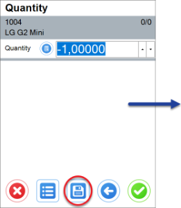 Enable Negative Quantities