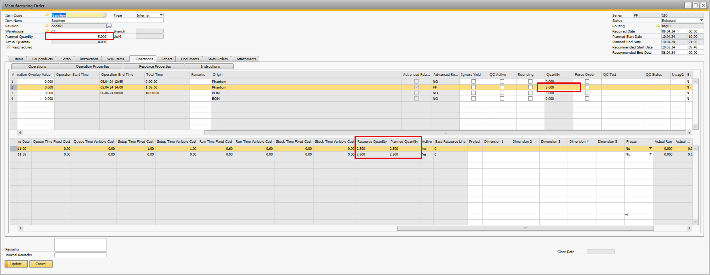 Resource Quantity