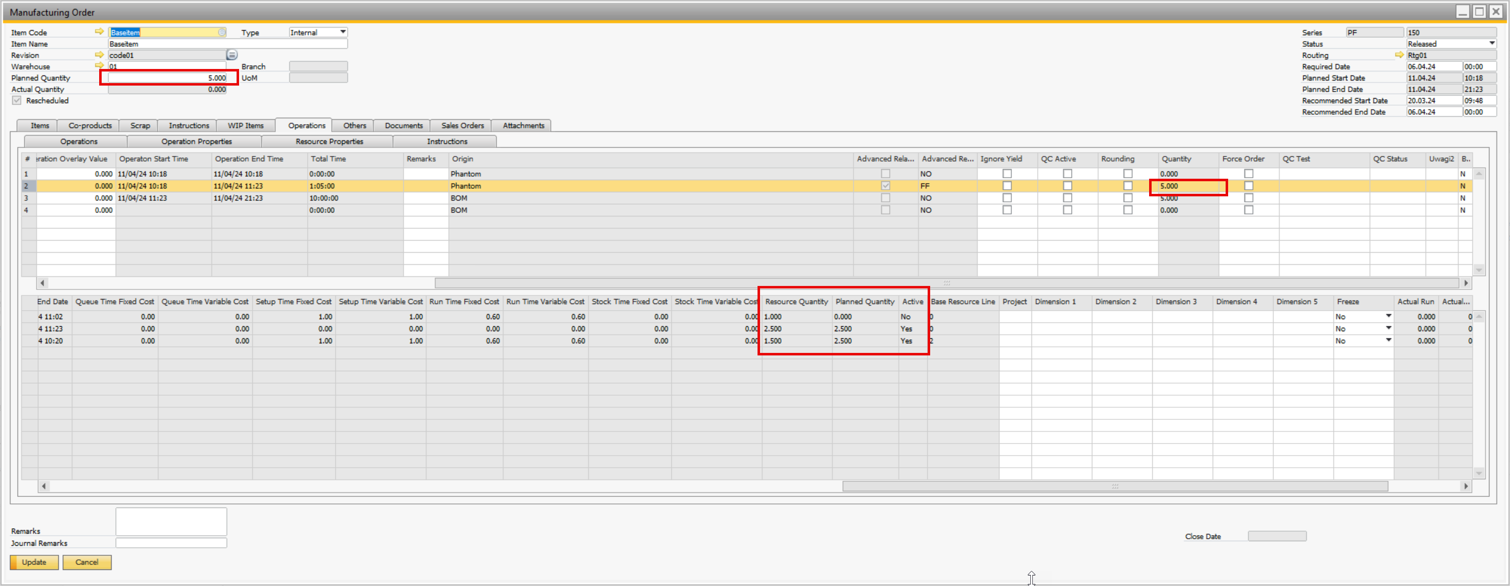 Resource Quantity