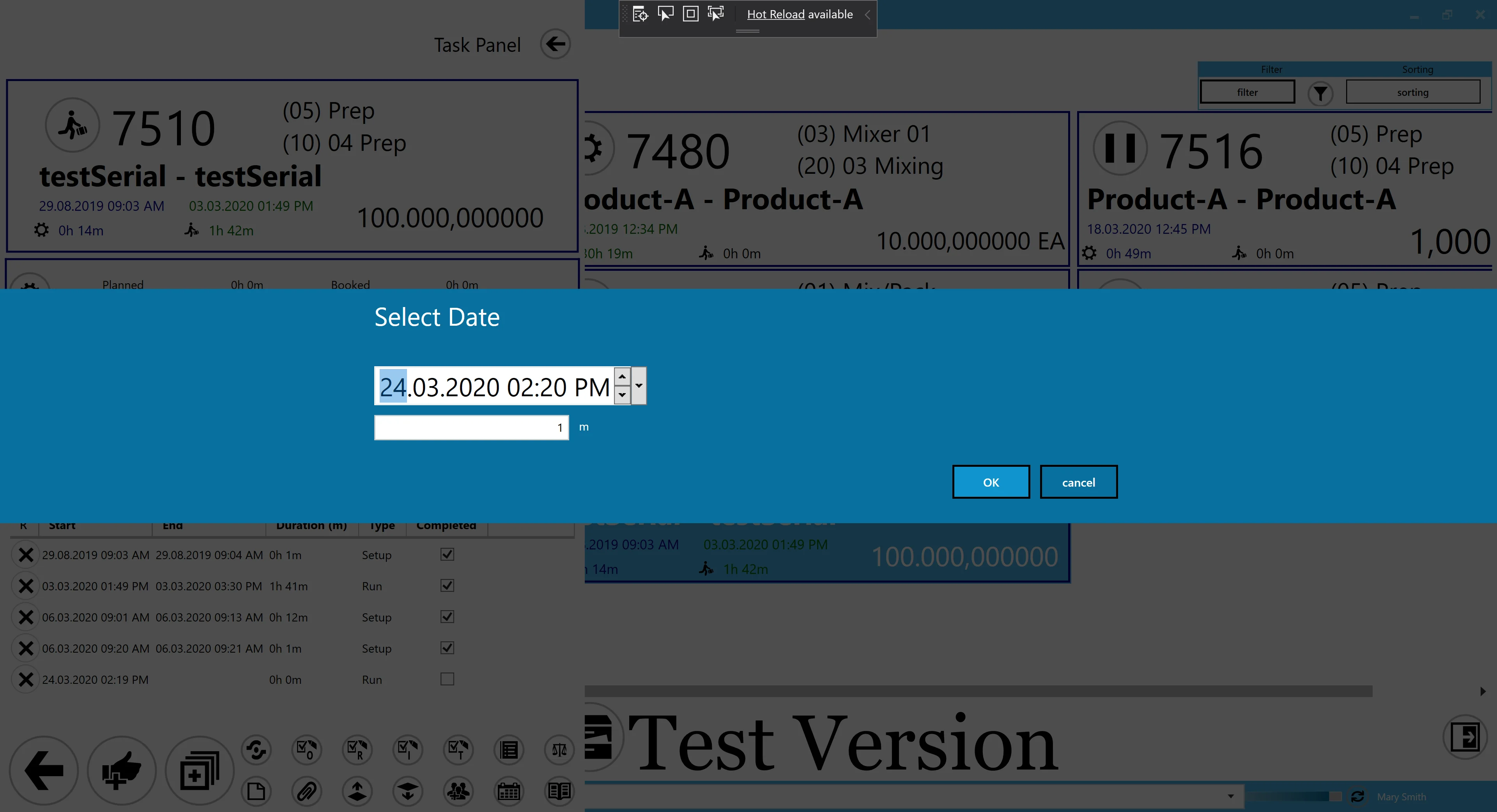 Show Date Picker