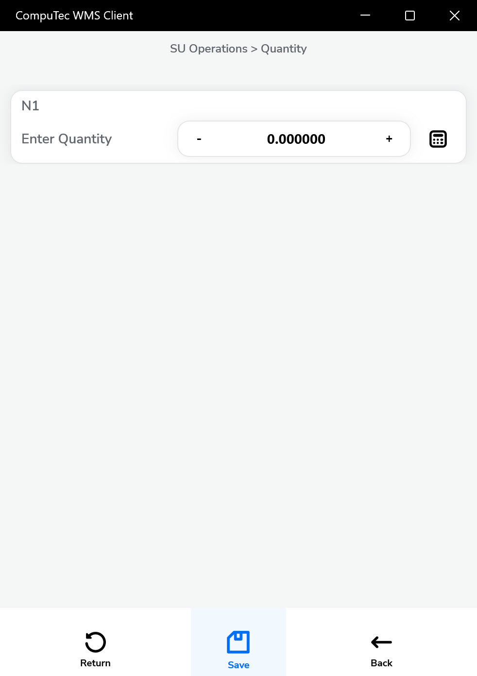 Quantity