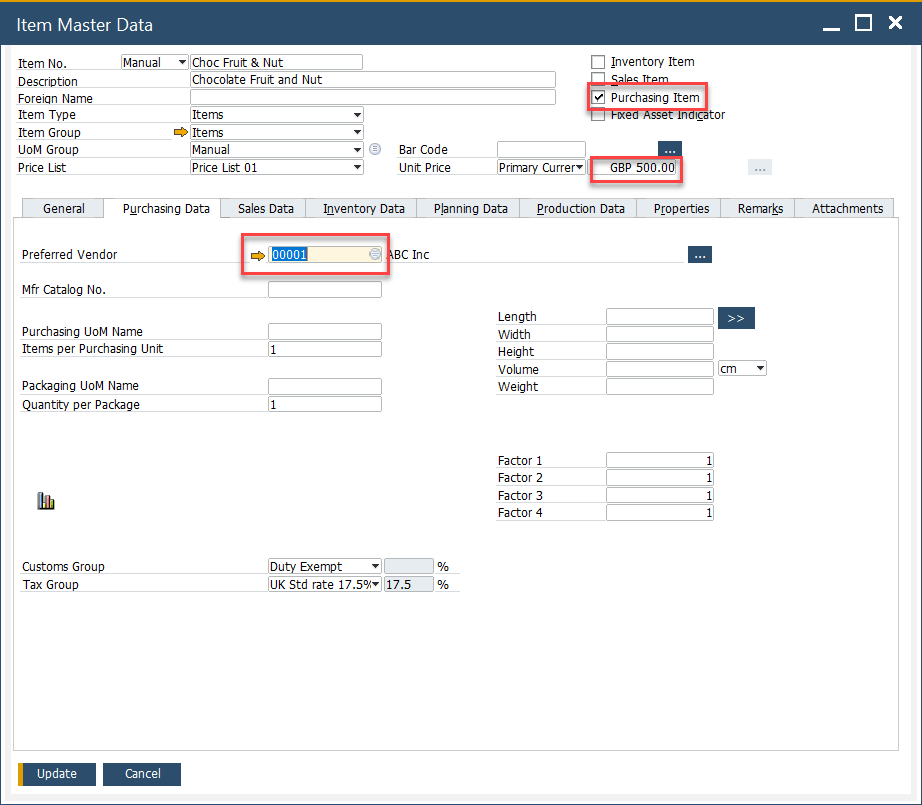 Service to be Purchased
