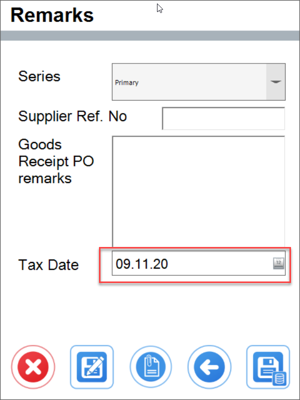 Tax Date