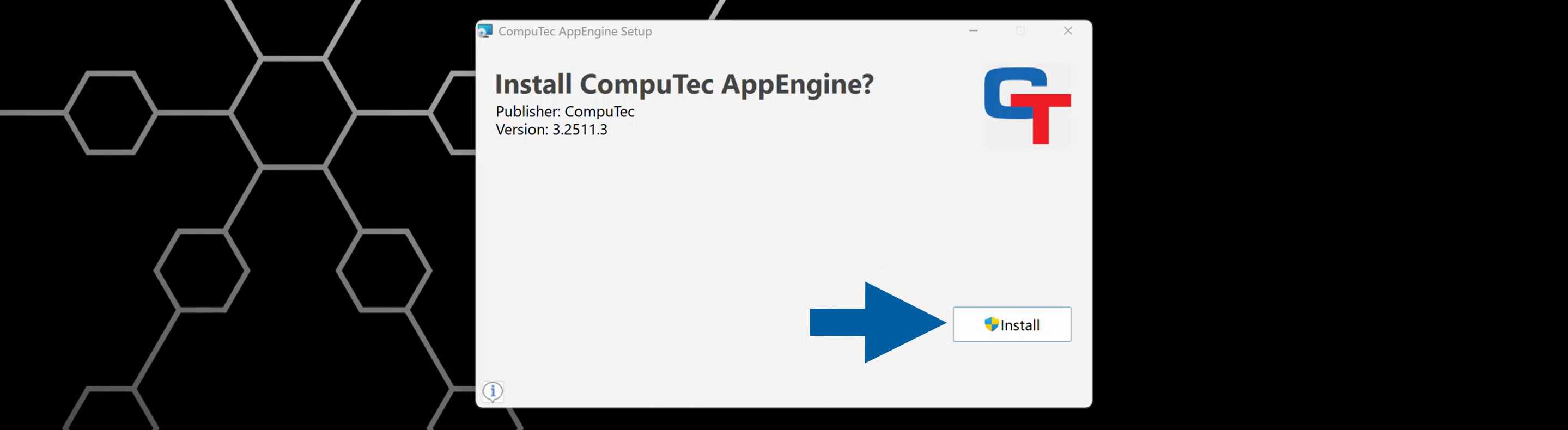 AppEngine Installation - click install