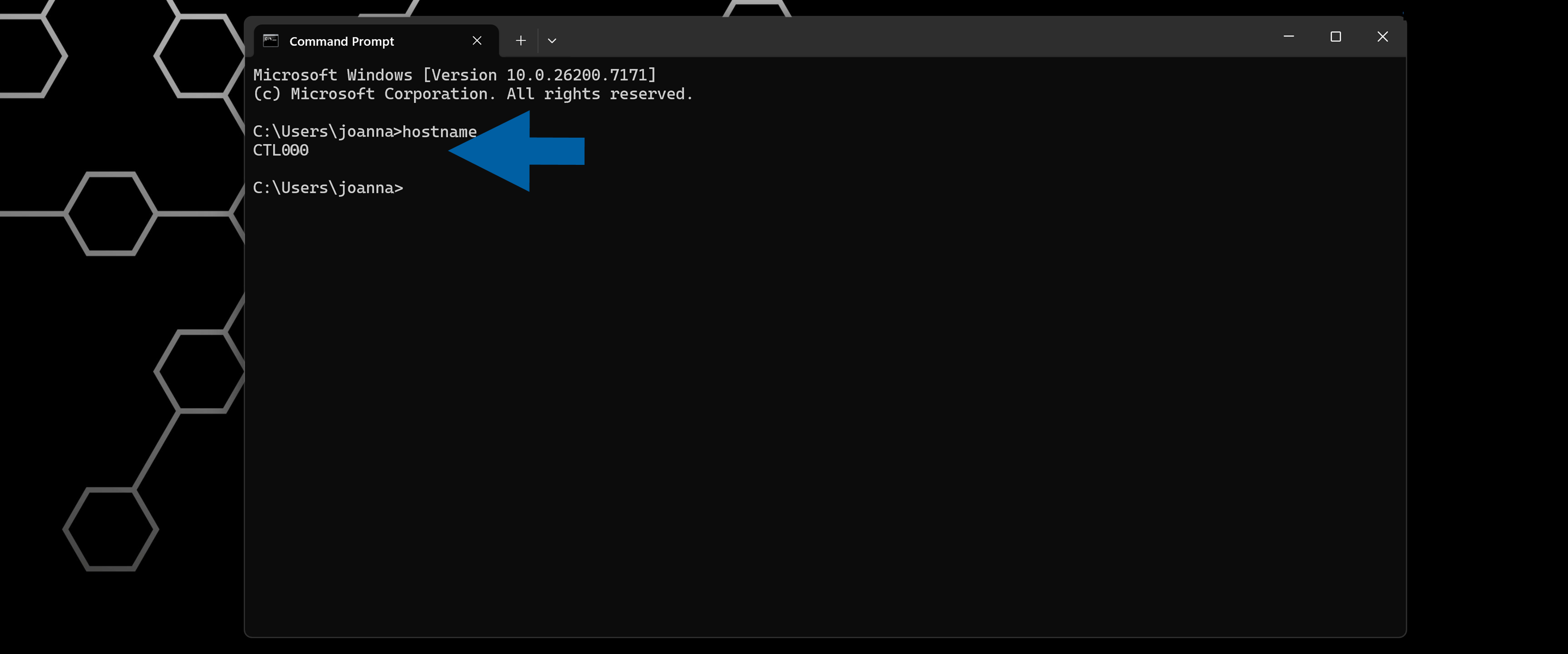 screen showing how to find the server address