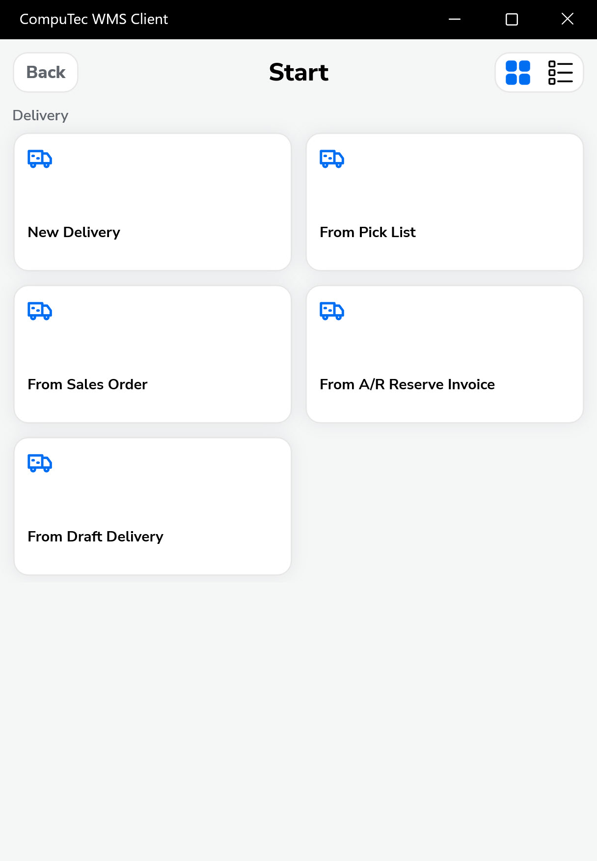 Delivery Operations