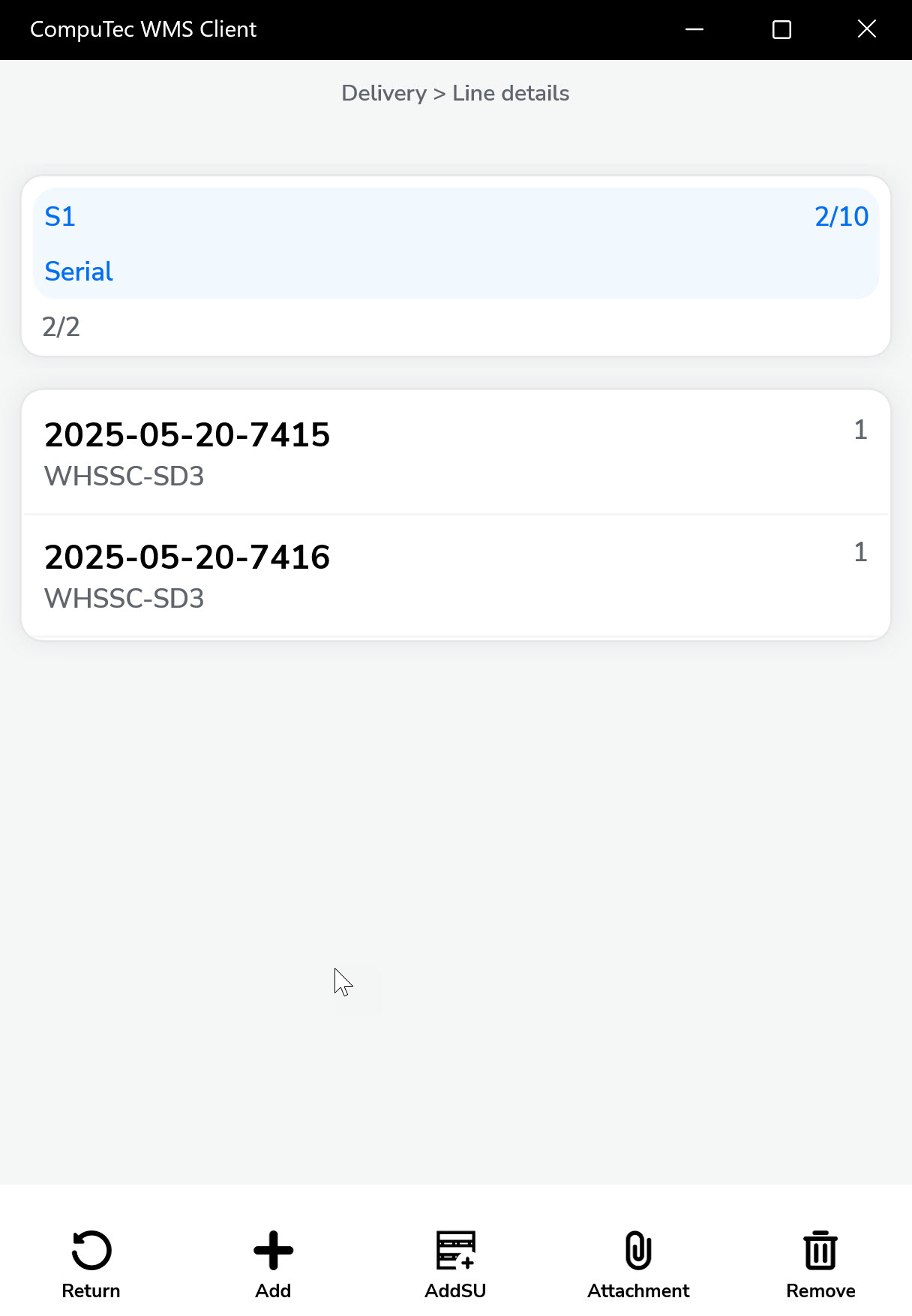 Line Details