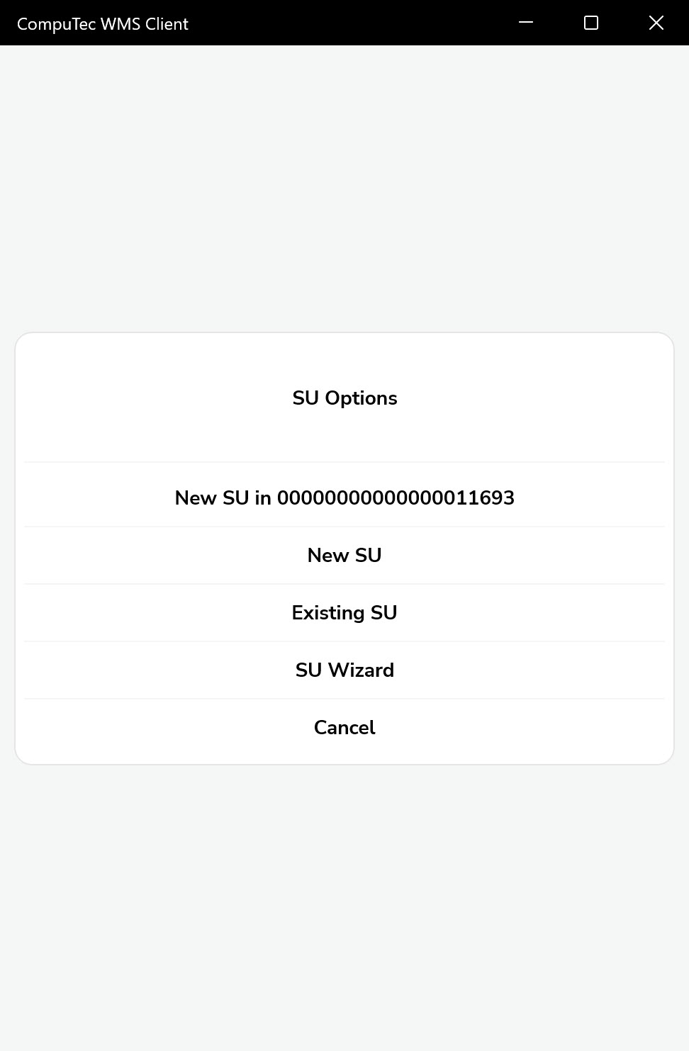 SU Options