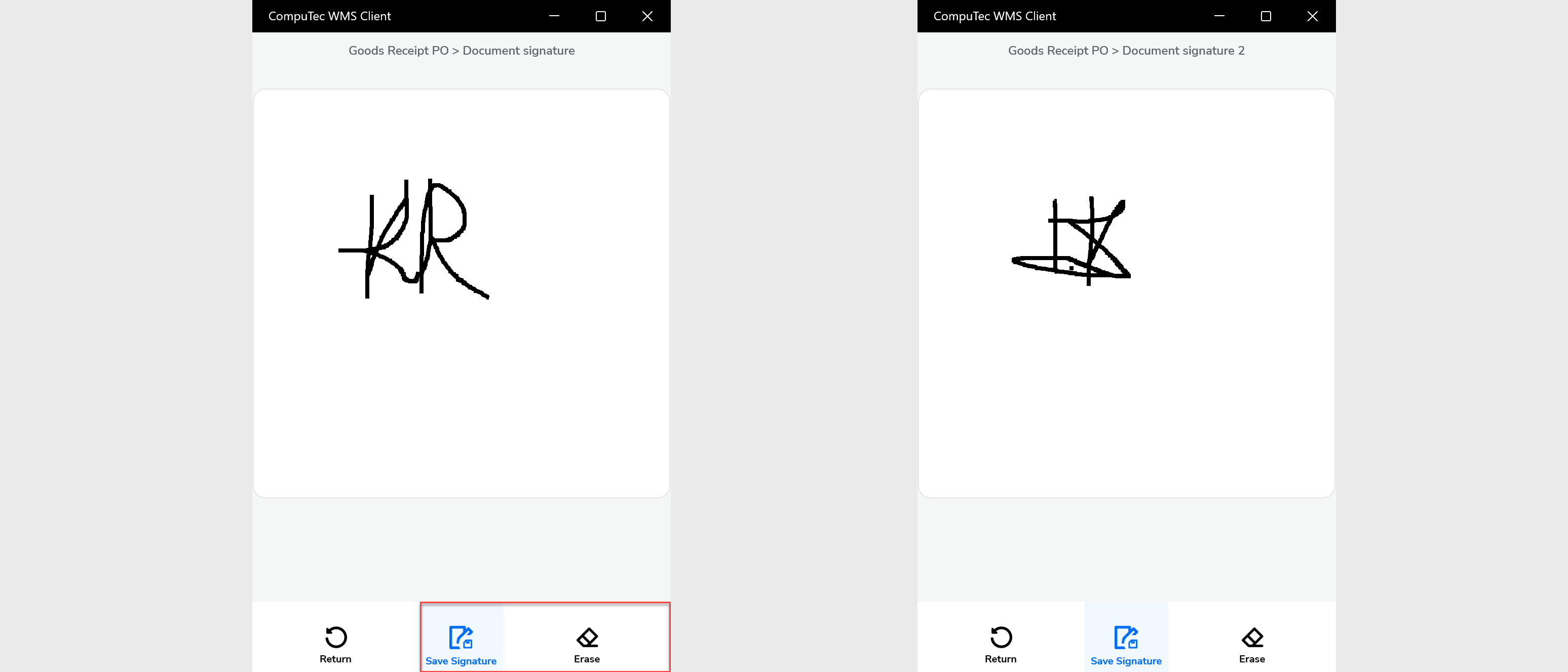 Document Signature Form